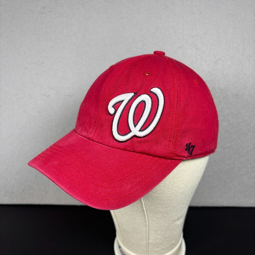 Washington Nationals MLB Baseball Cap Nats Red '47 Brand Womens OSFM Hat